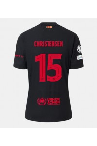 Barcelona Andreas Christensen #15 Fotballdrakt Borte Klær 2024-25 Korte ermer